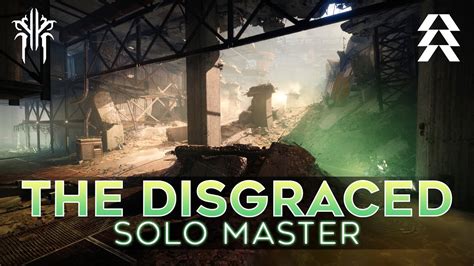 Solo Arcstrider Hunter Master Platinum THE DISGRACED Nightfall