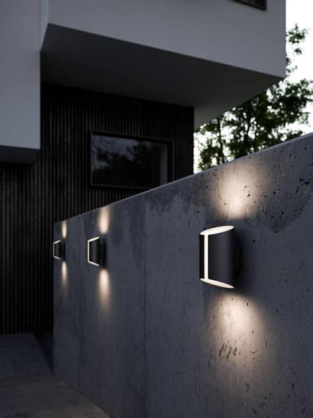 Nordlux 2118201003 Grip SMART LED Outdoor Wall Light In Black