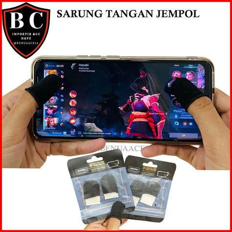 Jual SARUNG TANGAN JEMPOL GAMING TELEFINGER ISI 2PCS SARUNG JEMPOL