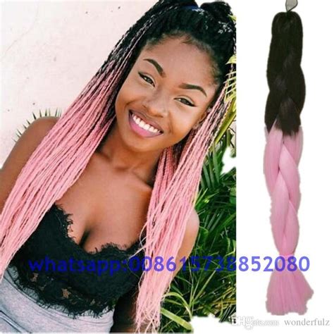 24inch Ombre Colors Expression Braid 100g Ultra Kanekalon Expression Braiding Hair Synthetic