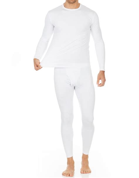 Thermajohn Mens Thermal Underwear Long Johns Set Crewneck And Pants Bottoms Xs 4xl