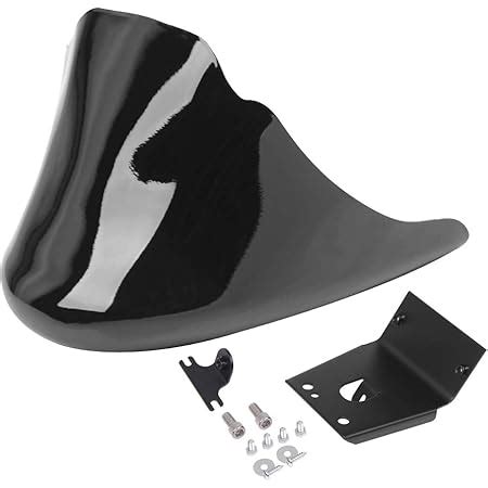 Glossy Black Front Spoiler Chin Fairing Lower Cowl Cover For Harley