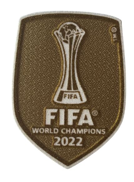 Parche Campeón Del Mundo De Clubes 2022 Real Madrid Badge Player Issue