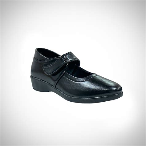 Girls Black School Shoe Orion Footwear