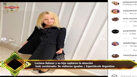 Luciana Salazar Y Su Hija Captaron La Atenci N Look Combinado Se