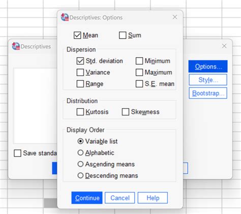 How To Calculate Mean And Standard Deviation In SPSS