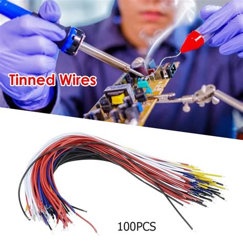 100 шт./партия, медный припой для печатной платы, 20 см | AliExpress