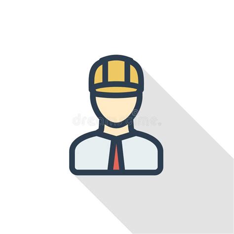 Ingenieur Avatar Teken Vector Illustratie Illustration Of Werk