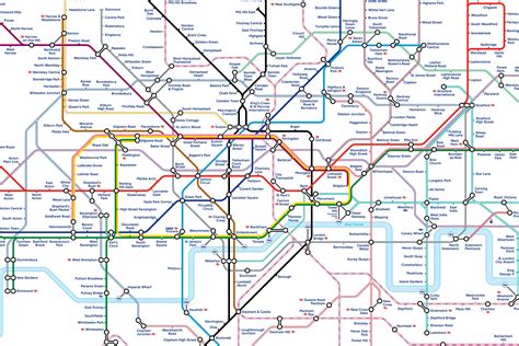 London Underground Tube Map 2024 - Etsy New Zealand