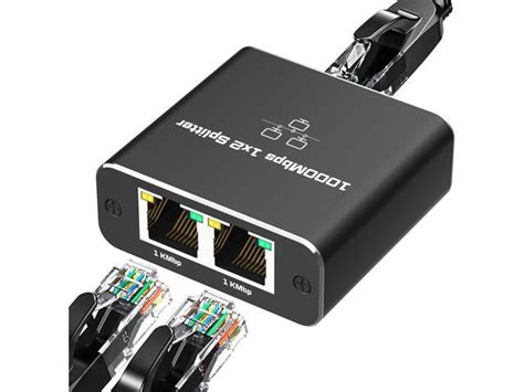 Gigabit Ethernet Splitter, Ethernet Splitter 1 to 2 [2 Devices ...