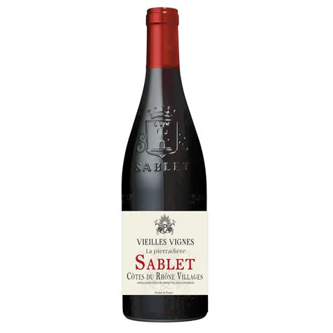 Vin Rouge Aop Côtes Du Rhône Villages Vieilles Vignes Sablet La