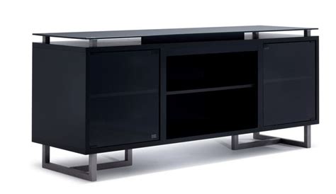 Onyx Flat Panel Television Stand Black Leons