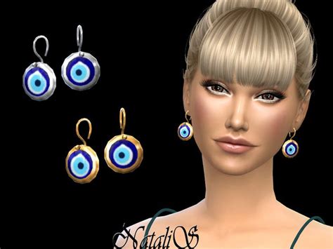 NataliS Evil Eye Drop Earrings Drop Earrings Earrings Crystal Choker