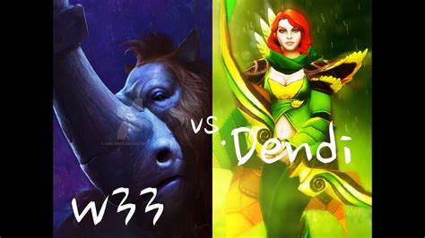 W33 8000 MMR Plays Magnus Vs Na Vi Dendi 6700 MMR Plays Windranger