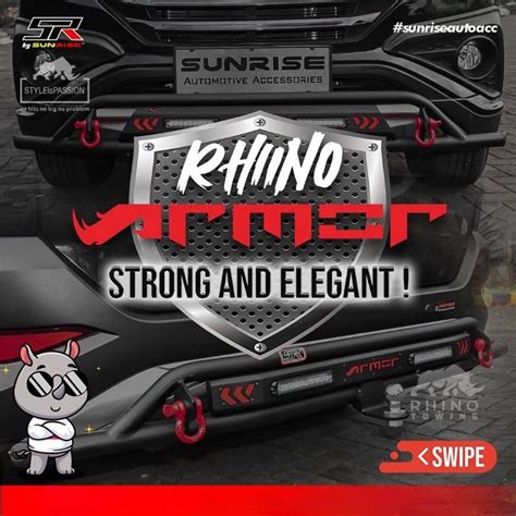 Jual Towing Bumper Toyota Zenix Tanduk Bumper Rhino Armor Zenix