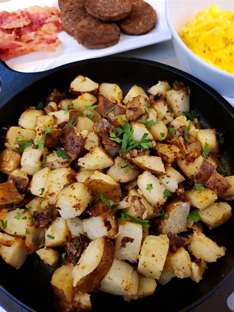 Easy Skillet Breakfast Potatoes Recipe With Greek Seasoning Julias