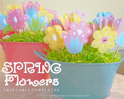 Party Planning Center: Free Printable Paper Flowers Templates