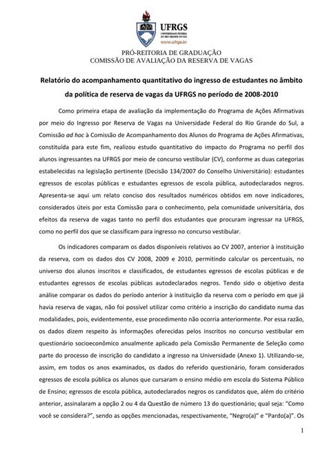 PDF Relatório do acompanhamento quantitativo do ingresso de