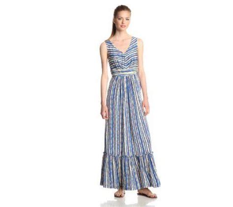 Plenty By Tracy Reese Women S Marcia Printed Jersey Maxi Dress Size S