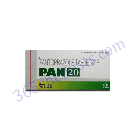 Pan 20mg Tablet Pantoprazol 20mg USA Fast Delivery