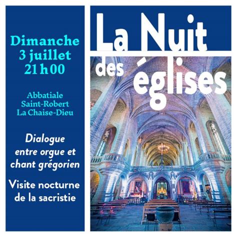 Nuit des églises Abbaye de La Chaise Dieu