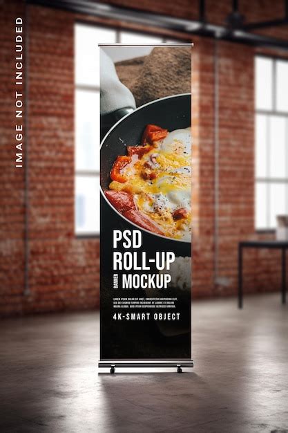 Premium PSD Rollup Banner Mockup