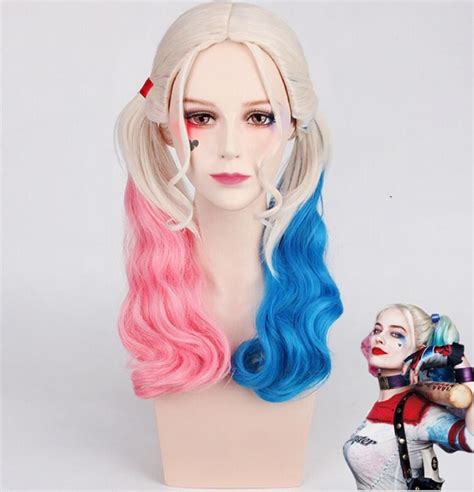 Peluca Disfraz Harley Quinn Accesorios Pelucas Disfraz Mercado Libre