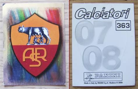 FIGURINA CALCIATORI PANINI 2007 08 N 363 Scudetto Roma Ottima EUR