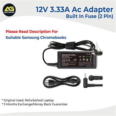 V A Ac Adapter Power Charger For Samsung Chromebook Xe C