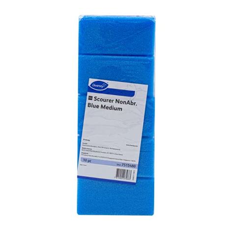 10 Spugne Professional Blue Medium Non Abrasive Mondocarta