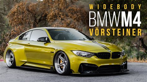 Vorsteiner Widebody Bmw M4 Equipped With Accuair Youtube