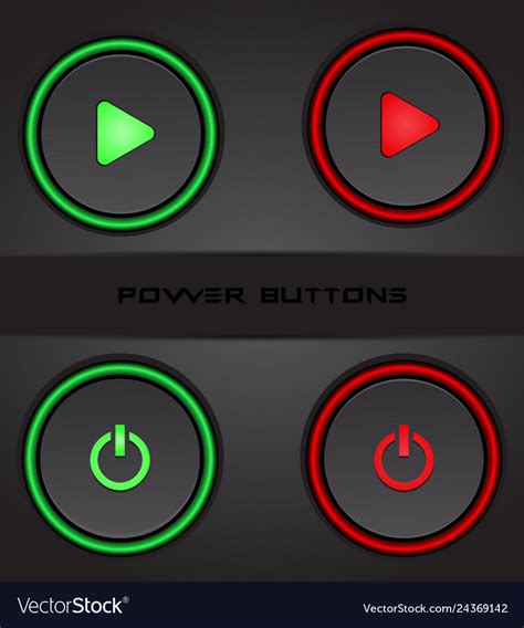 Power button design Royalty Free Vector Image - VectorStock