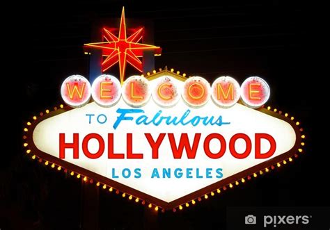 Wall Mural Welcome to Hollywood sign - PIXERS.UK