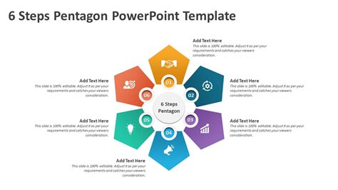 6 Steps Pentagon PowerPoint Template PPT Templates