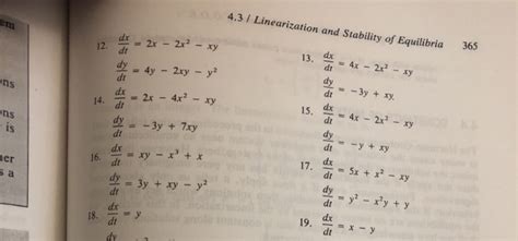 Solved In Exercises 8 Through 23 Find The Equilibria And Chegg