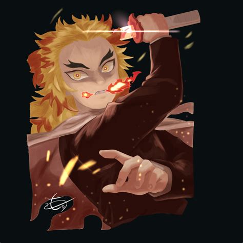 Rengoku Fan Art Hope You Like It R Demonslayeranime