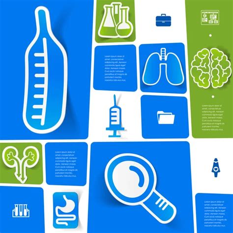 Chemistry Bio Technology Science Infographics — Stock Vector