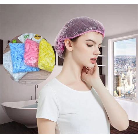 Jual DISPOSABLE NURSE CUP SHOWER CAP PENUTUP KEPALA HAIR NET