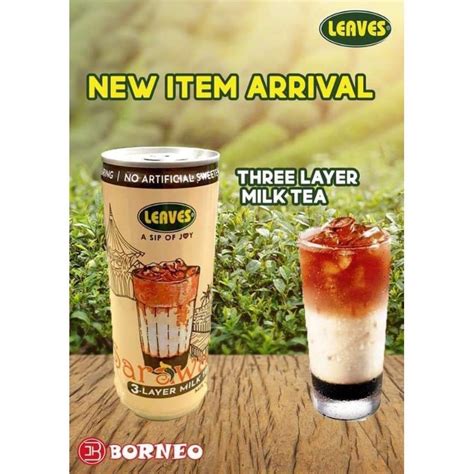 3 Layer Milk Tea Sarawak Halal Three Layer Milk Tea No Artificial