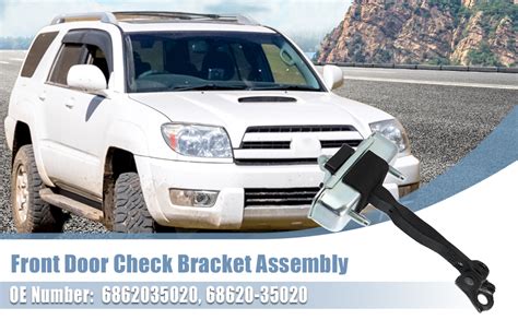 X Autohaux Front Door Check Stop Strap Door Check Assembly 68620 35020 For Toyota Fj