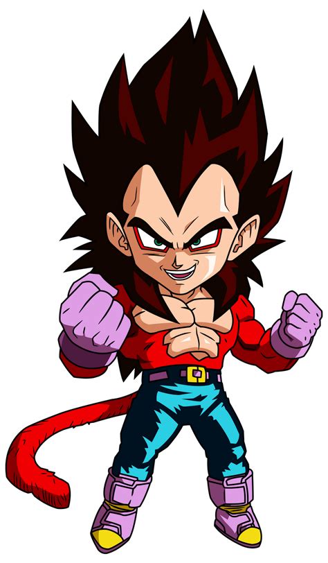 Vegeta Ssj4 Chibi By Maffo1989 On Deviantart