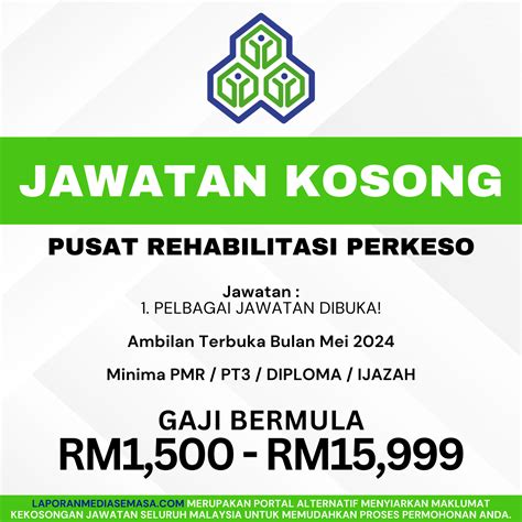 Pelbagai Jawatan Kosong Perkeso 2024 Gaji Sehingga Rm15999 ~ Mohon Sekarang Laporan Media