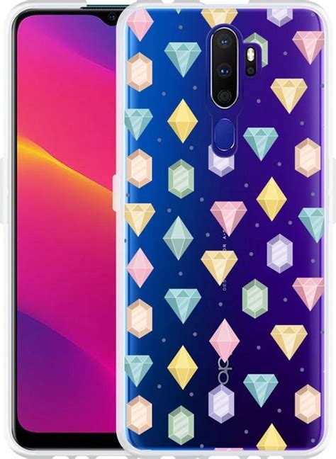 Oppo A9 2020 Hoesje Diamonds Designed By Cazy Bol