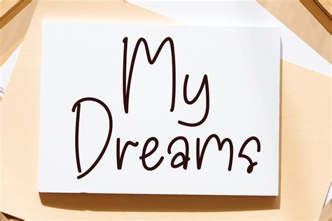 dreams font    ink creative fabrica