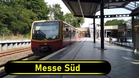 S Bahn Station Messe Süd Berlin 🇩🇪 Walkthrough 🚶 Youtube