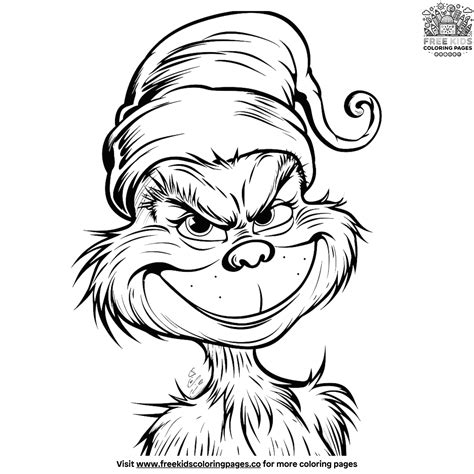 coloring pages of the grinch 10