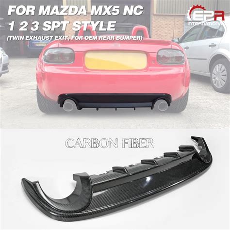 For Mazda Mx Roaster Miata Nc Spt Style Rear Diffuser Buy Rear