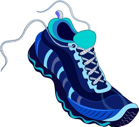 Tennis Shoes Vector at GetDrawings | Free download