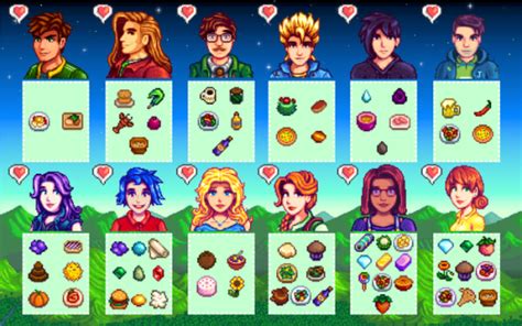 stardew_valley_Marriage_candidates - myPotatoGames