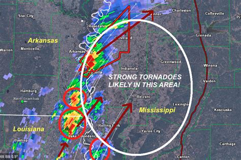 Mississippi Tornado Map Today